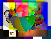 Color Bars Cup